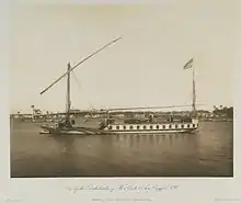 "One of the dahabeahs of Thos. Cook & Son, (Egypt) Ltd." (1893)