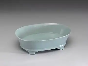 The Narcissus Basin with Light Bluish-green Glaze, Ru ware, c. 1086&nbsp;– c. 1106.