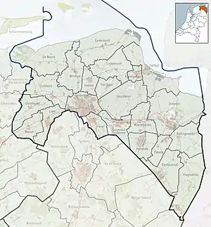 Uithuizen is located in Groningen (province)
