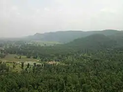 View from the Ranchi Plateau between Ramgarh and Chutupalu