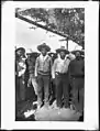 A group of Yaqui Indians, including Chief Talaviate, at the surrender and signing of peace treaty at Ortiz, Mexico, c. 1910