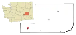 Location of Hatton, Washington