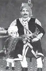 An Indian kind with his child