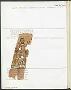 Pl. 3, Verso - Depiction of the Old Testament prophet Nahum