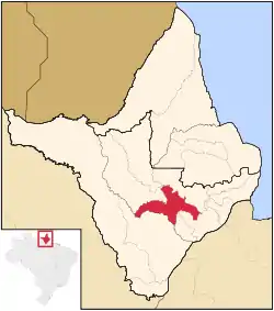 Location in Amapá state