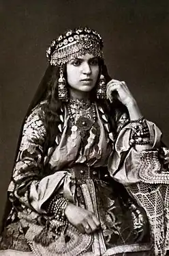 Armenian woman from Shamakhi, by D. E. Yermakov, 1870s