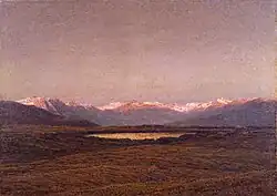 176. Carlo Cressini, Tramonto sereno (Foscagno - Valtellina), 1920-1925