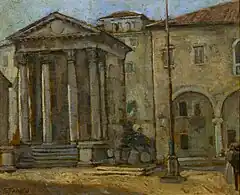 A 1924 painting by Enrico Fonda