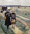 Thursday's walk in the fields, 1888. Musée des Augustins  Toulouse