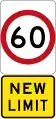 New 60&nbsp;km/h Speed Limit (Used in Victoria)