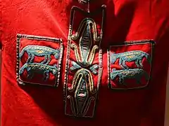 A tunic adorned with beads