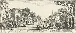 Plate 16: Les mendiants et les mourants (The beggars and the dying)