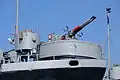 ROCS Chung Shun's twin Bofors 40 mm gun