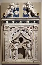 Tabernacle of the Eucharist  by Andrea della Robbia; 1501-25.