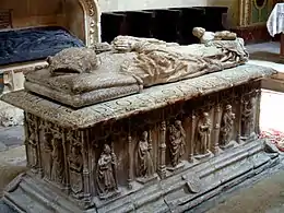 Sepulcher of Alfonso de Cartagena in the Chapel of the Visitation of the Cathedral of Burgos