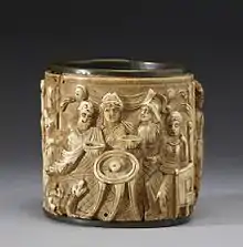Circular pyxis, 5th Century, Walters Art Museum