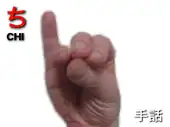 指文字: ち CHI