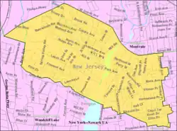 Census Bureau map of Park Ridge, New Jersey