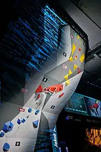 Competition climbing at the World Championship