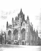 Rejected design for St. Thomas Episcopal Church, New York, New York, 1906.