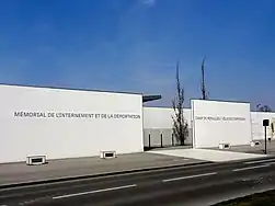 Entrance to the memorial at Royallieu