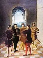 Possibly slide trumpets or sackbuts or clarion trumpets.