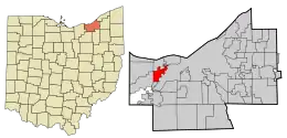 Location in Cuyahoga County and the U.S. state of Ohio.
