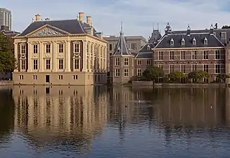 Exterior  seen from the Hofvijver in 2015