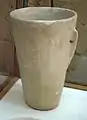 Cycladic type tall cup, marble, 3200-2500 B.C.