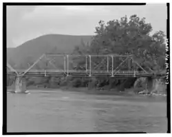 Part of the former Castle Garden Bridge in southern Driftwood