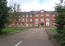 Entrance to Stow Lodge flats, Stowmarket from geograph.org.uk - 957813.jpg