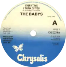 side-A label by Chrysalis Records