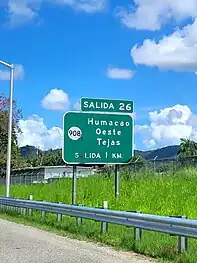 PR-30 east approaching exit 26 to PR-908