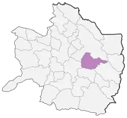 Location of Fariman County in&nbsp;Razavi&nbsp;Khorasan&nbsp;province