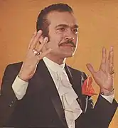 Fereydun Farrokhzad on an old magazine.