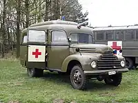 Ca. 1954 Ford FK3500 ambulance