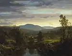 Sunset in the Berkshire Hills (1857), by Frederic Edwin Church