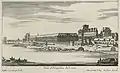 View of the Louvre before 1661, by Gabriel Perelle