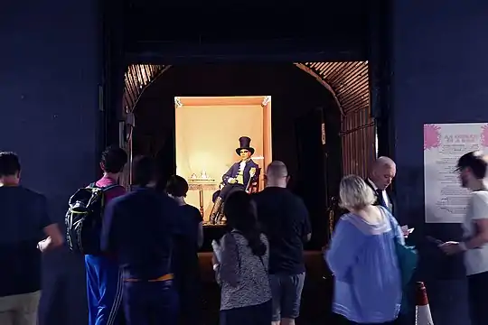 'An Indian in a Box'  London performance