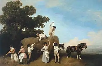 Haymakers (1785), oil on panel,  89.5 x 132.5&nbsp;cm., Tate Britain