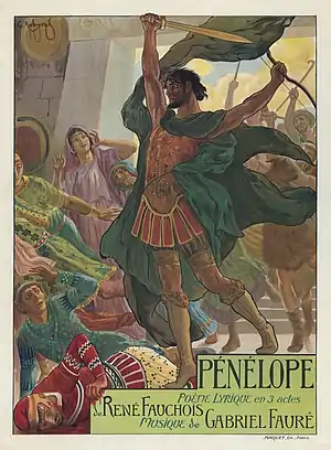 Poster for the première of Pénélope
