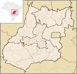 Location in Goiás state