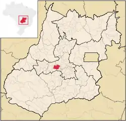 Location in Goiás state
