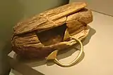 Gold dress fastener from Killymoom Demesne in County Tyrone (800-700 BC)
