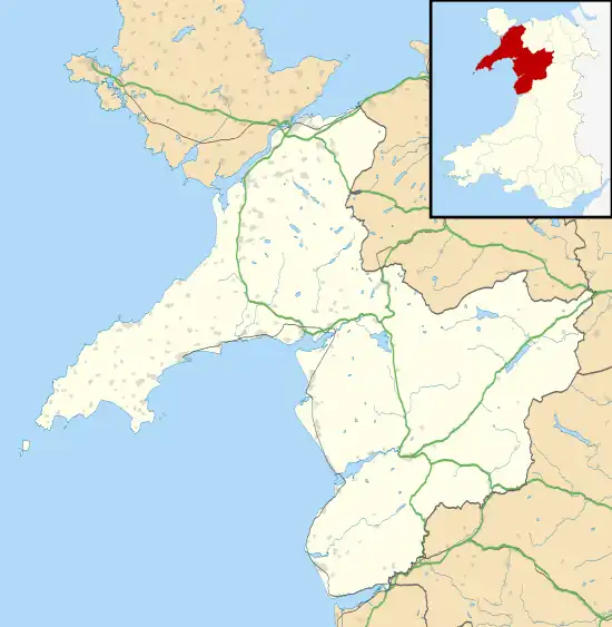 Llanfor is located in Gwynedd