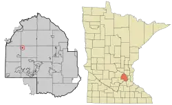Location of Lorettowithin Hennepin County, Minnesota