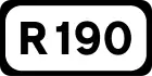 R190 road shield}}
