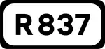 R837 road shield}}