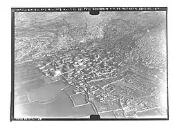 1935 aerial view of the village