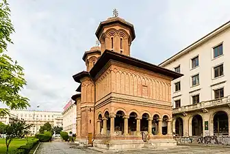 Brâncovenesc - Kretzulescu Church, Bucharest, unknown architect, 1720–1722